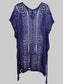 Women Cutout V-Neck Cover-Up with Tassel nicholesgifts