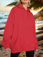 Drawstring Dropped Shoulder Hoodie Trendsi