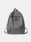 PU Leather Zip Backpack Bag nicholesgifts