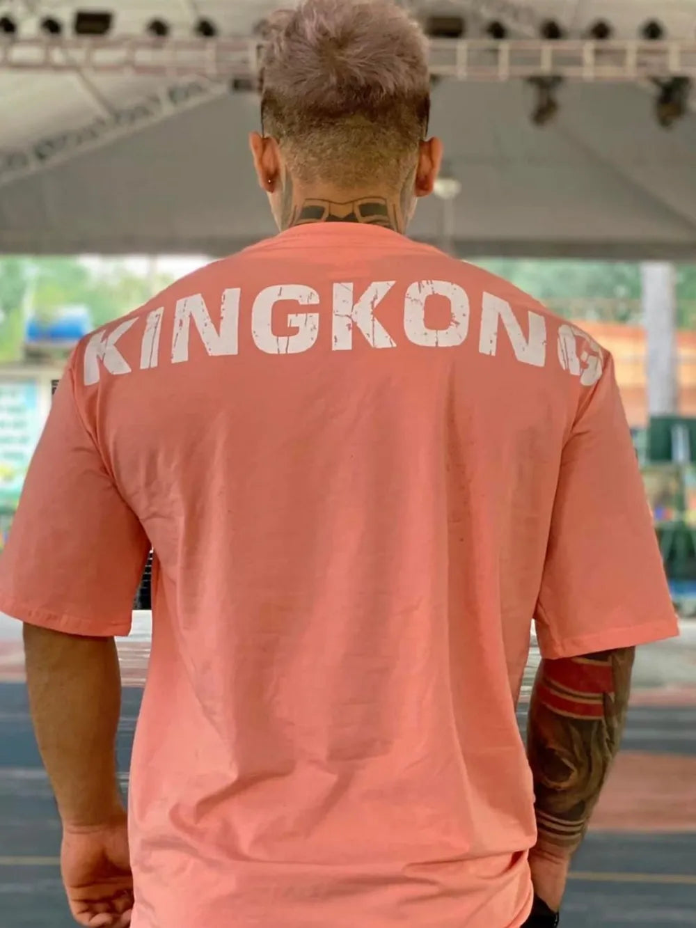 Men's Plus Size KING KONG Round Neck T-Shirt Trendsi