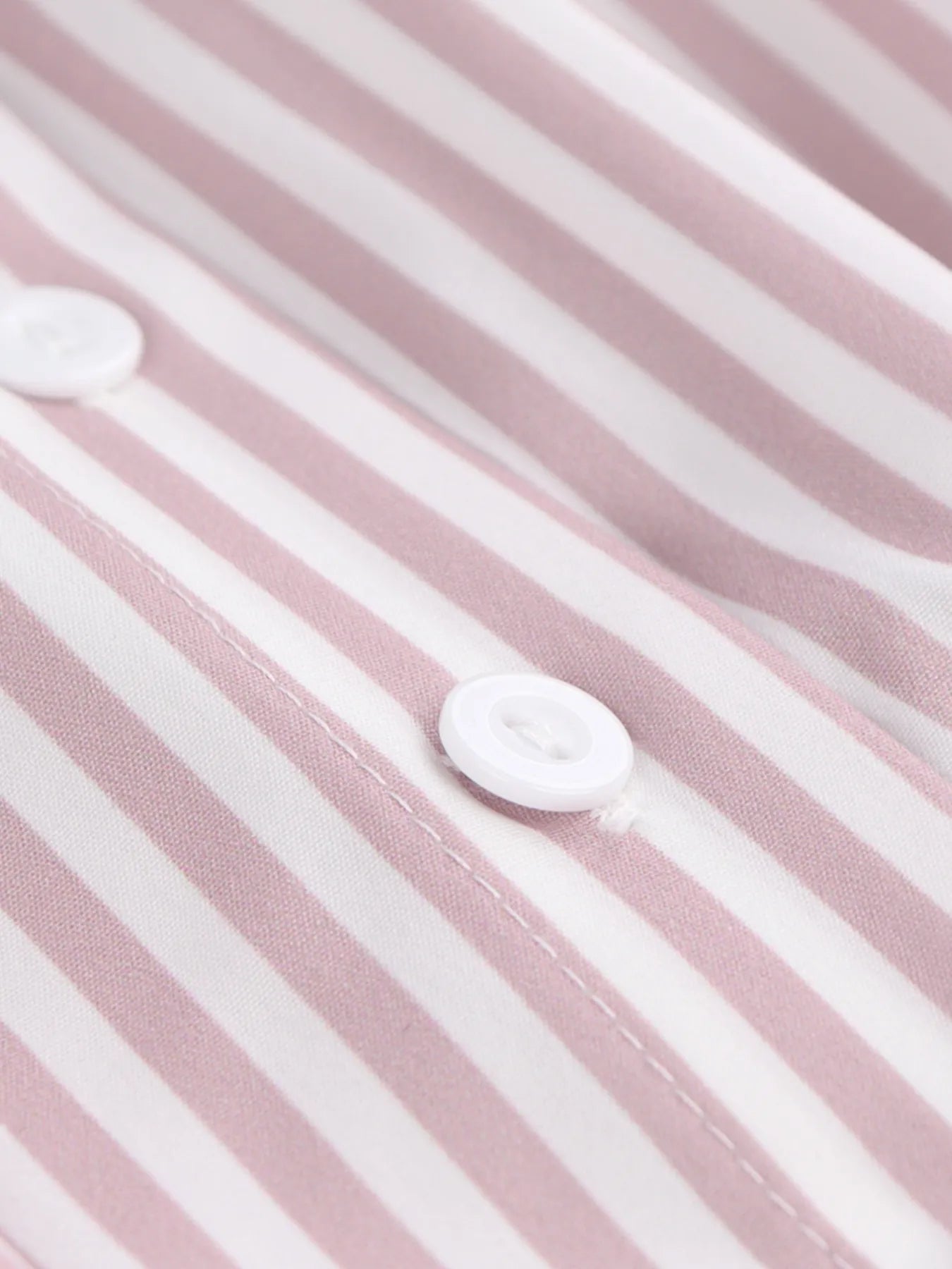 Striped Short Sleeve Button-Up Shirt