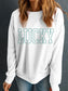 LUCKY Graphic Round Neck Long Sleeve Sweatshirt nicholesgifts