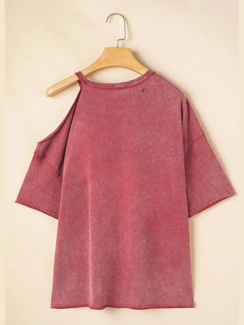 One Shoulder Half Sleeve Oversized Tunic T Shirt NicholesGifts
