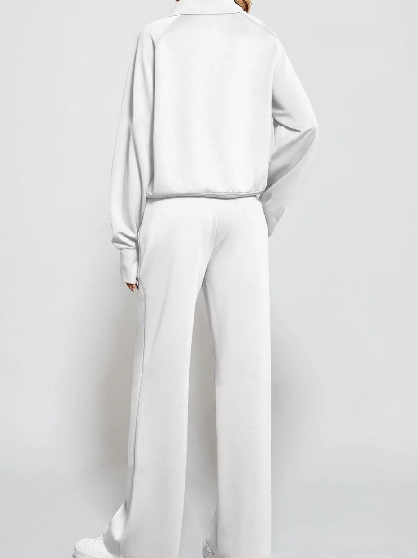 Half Zip Long Sleeve Top and Pants Set NicholesGifts