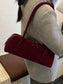 Solid Color Shoulder Bag nicholesgifts