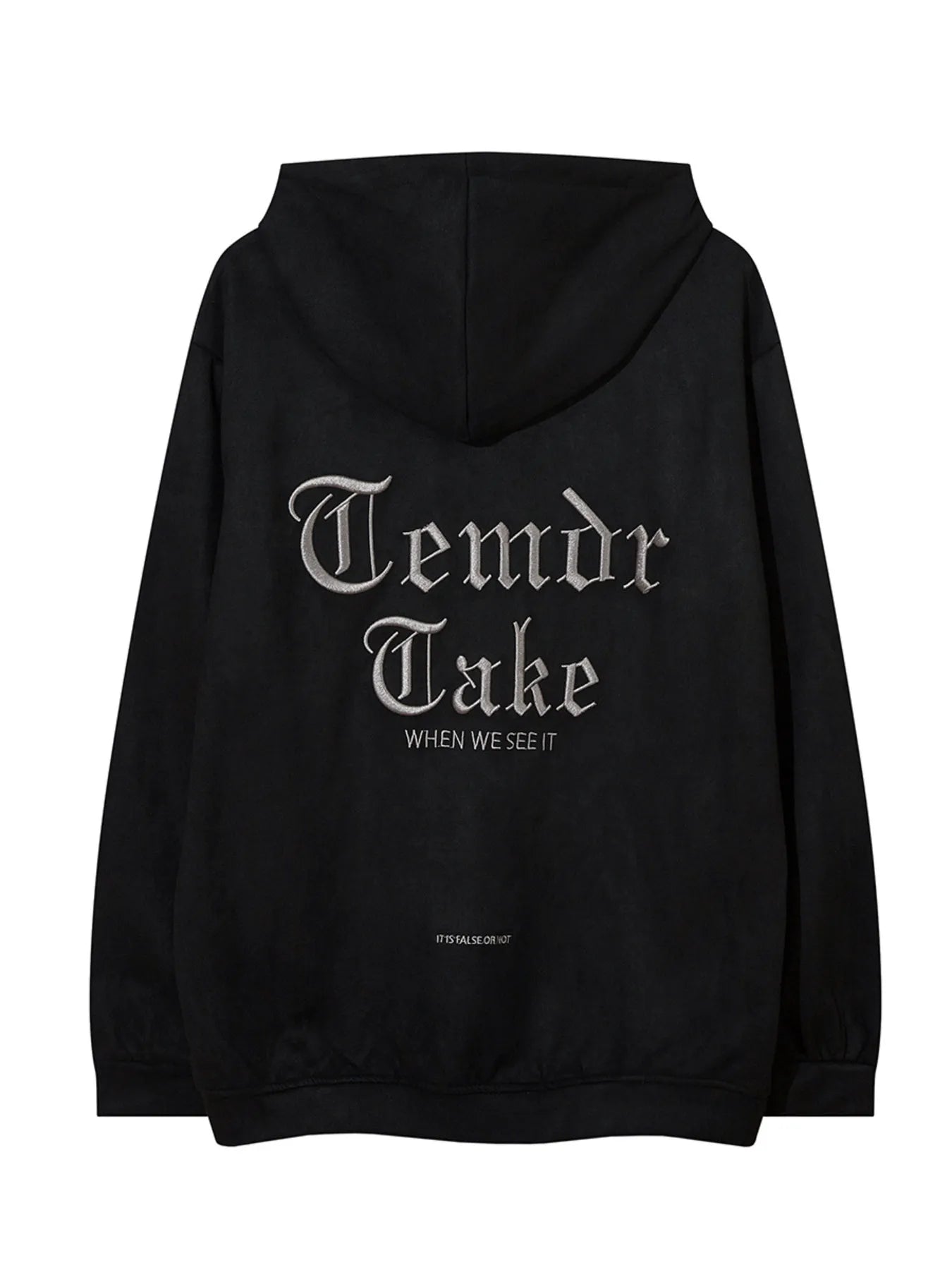 Men's Embroidered Drawstring Long Sleeve Hoodie NicholesGifts