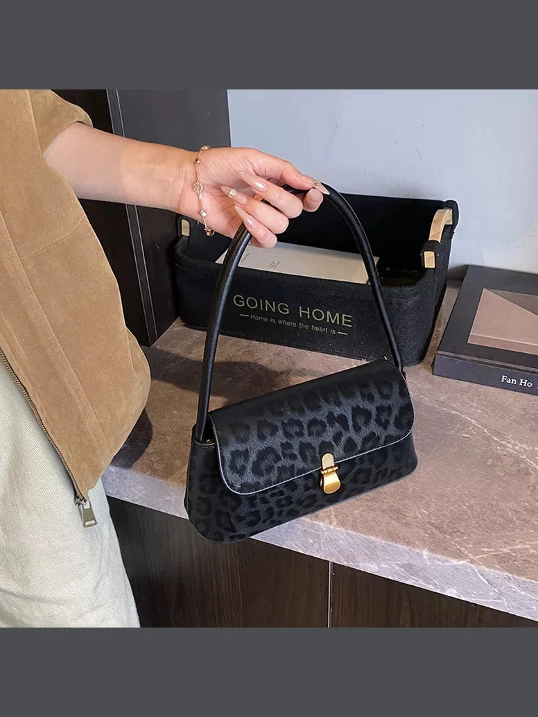 Leopard Print Shoulder Bag nicholesgifts