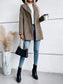 Plaid Collared Neck Long Sleeve Jacket nicholesgifts