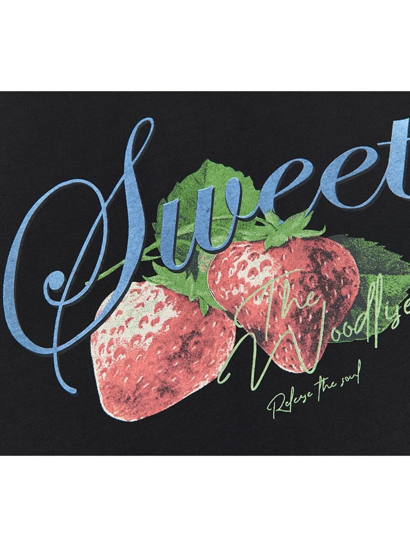 Men's Sweet Strawberry Graphic Oversized T-Shirt NicholesGifts