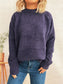 Round Neck Raglan Sleeve Sweater nicholesgifts