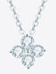 Moissanite Four Leaf Clover Pendant Necklace nicholesgifts