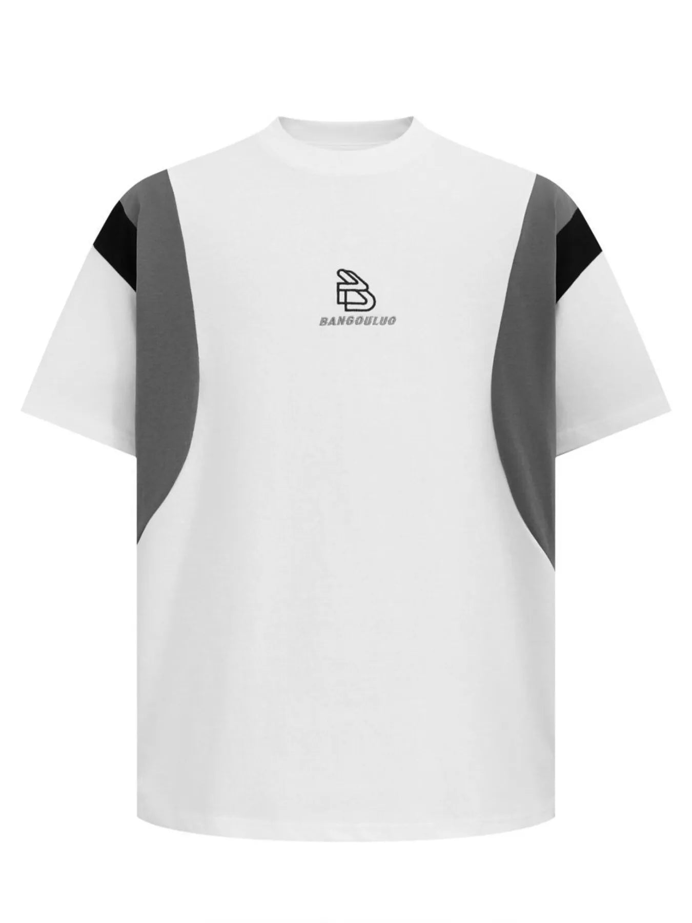 Men's Round Neck Color Block T-Shirt Trendsi