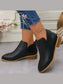 Women Point Toe Block Heels Boots nicholesgifts