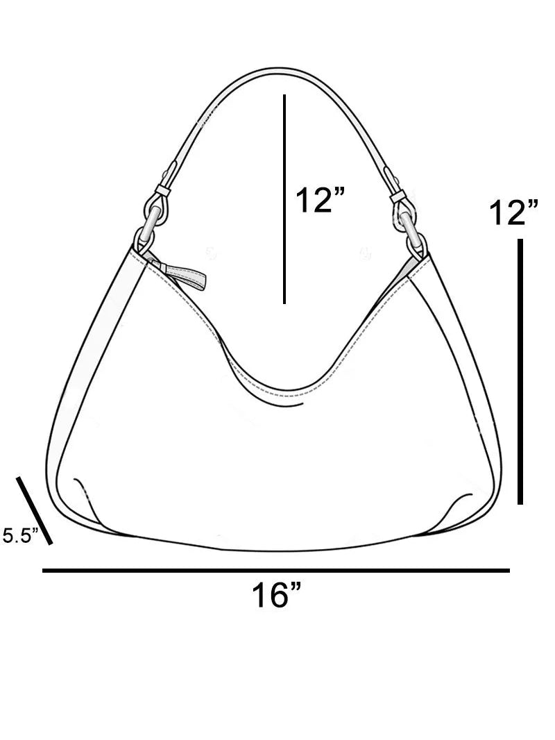Fame Intricate Cutout Motif Leather Shoulder Bag nicholesgifts