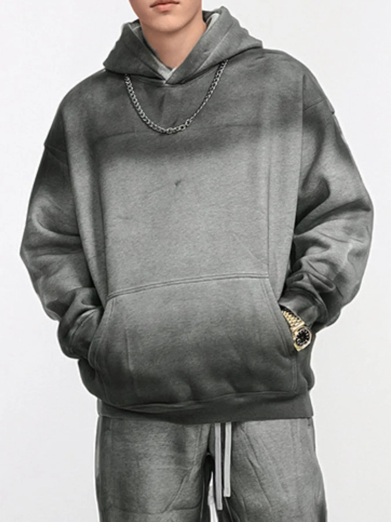 Men's Kangaroo Pocket Long Sleeve Hoodie NicholesGifts