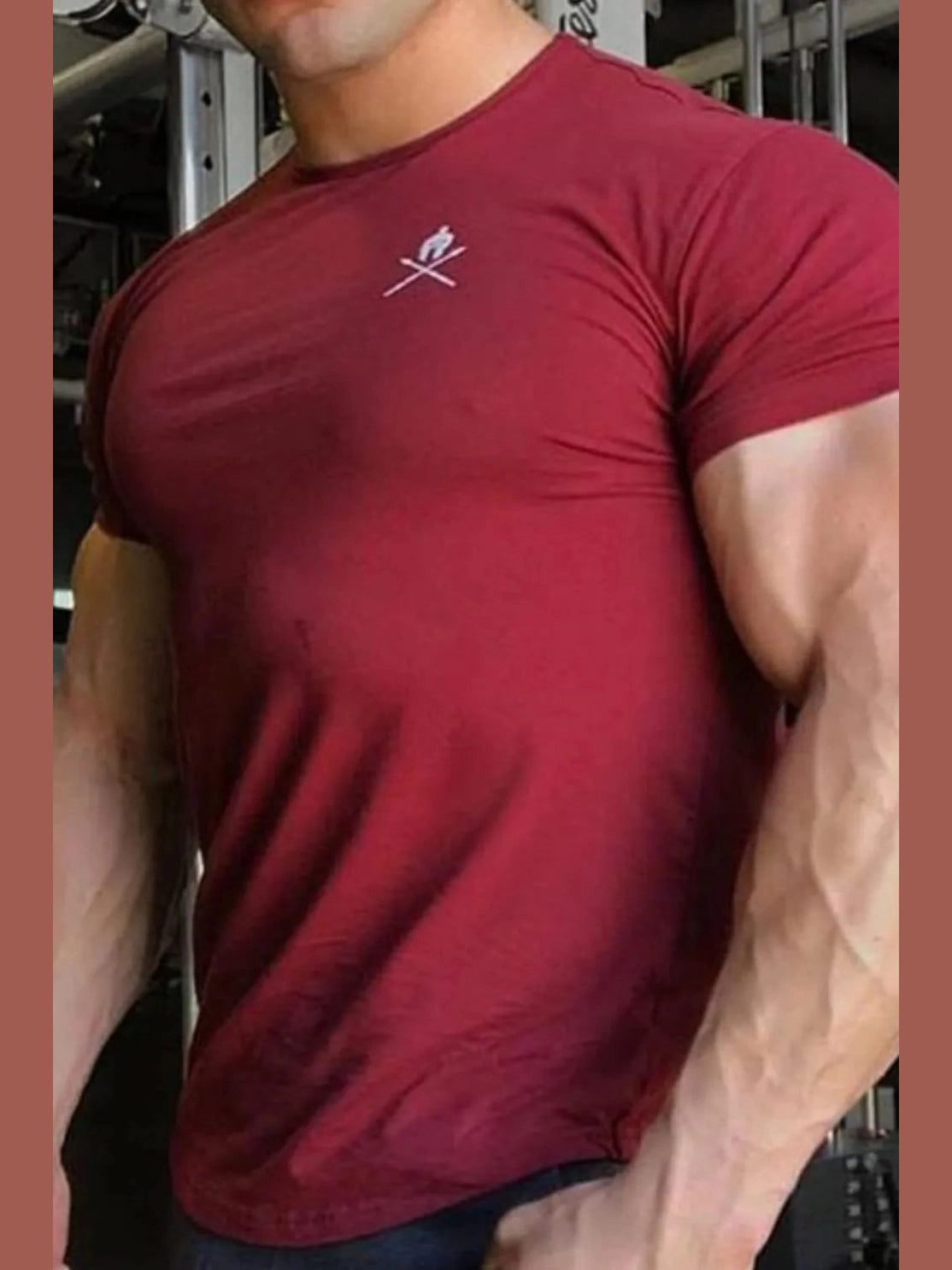 Men's Round Neck Short Sleeve T-Shirt Trendsi