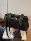 Buckle Decor Shoulder Bag nicholesgifts