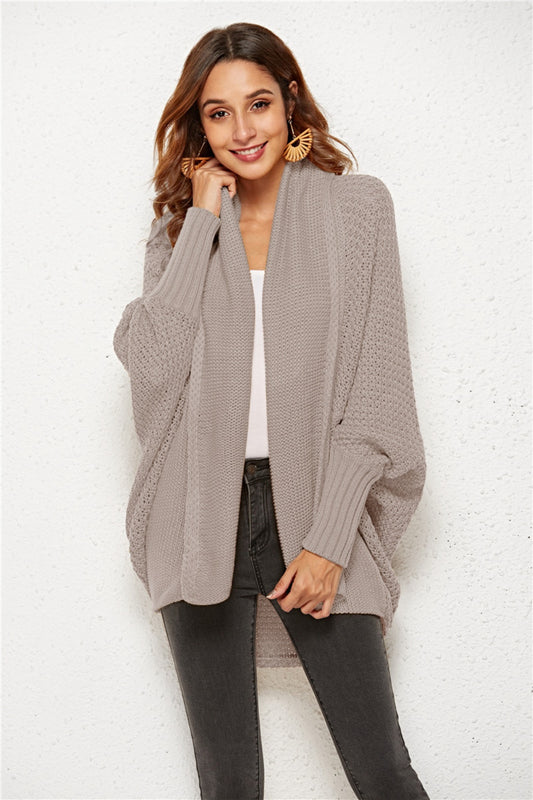 Open Front Batwing Sleeve Cardigan NicholesGifts