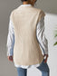 Pearl Trim V-Neck Sweater Vest nicholesgifts