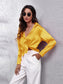 Collared Neck Buttoned Long Sleeve Shirt nicholesgifts