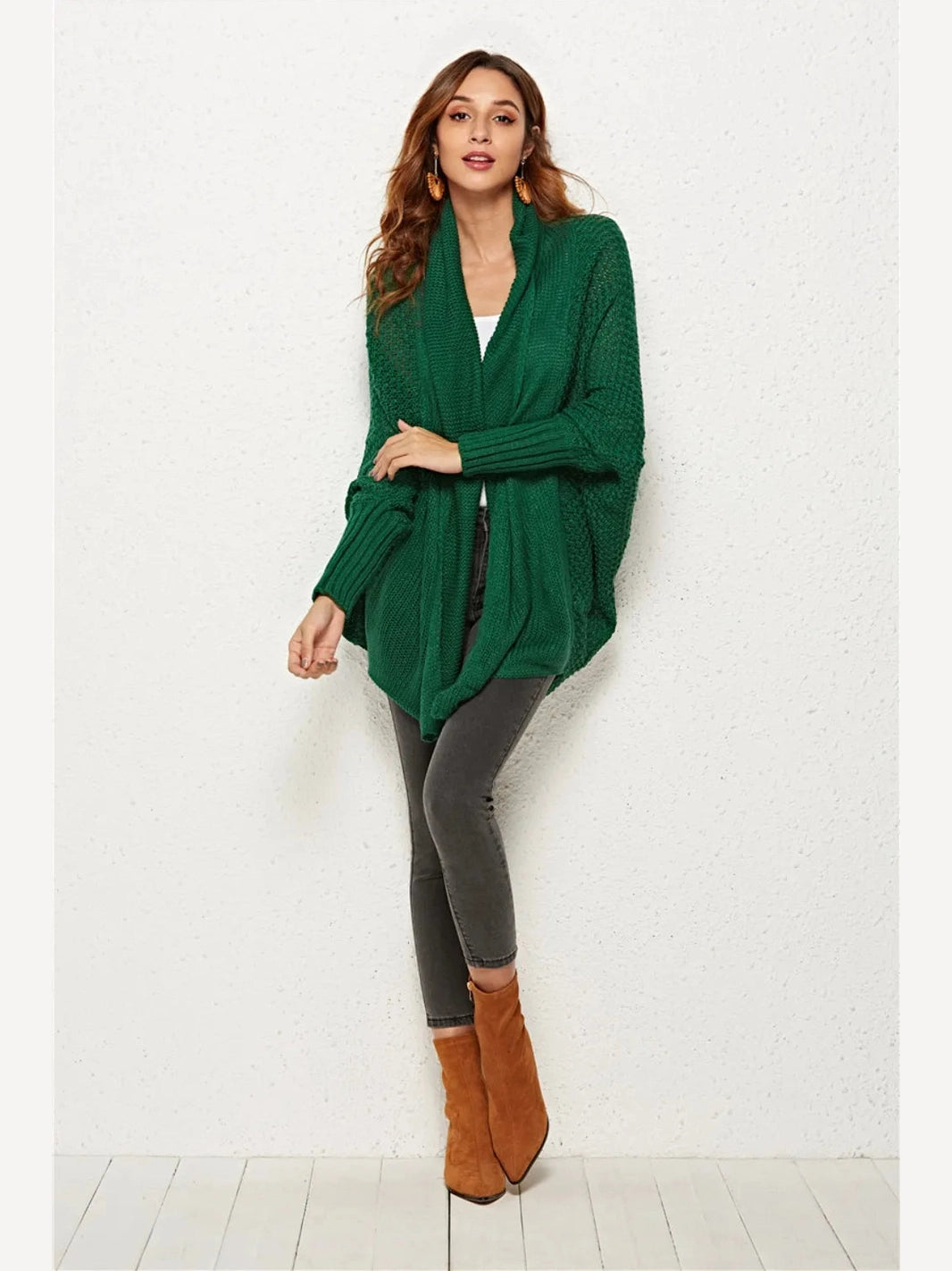 Women Angel Wings Open Front Batwing Sleeve Cardigan nicholesgifts