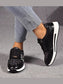 Women Lace Up Round Toe Sneakers nicholesgifts