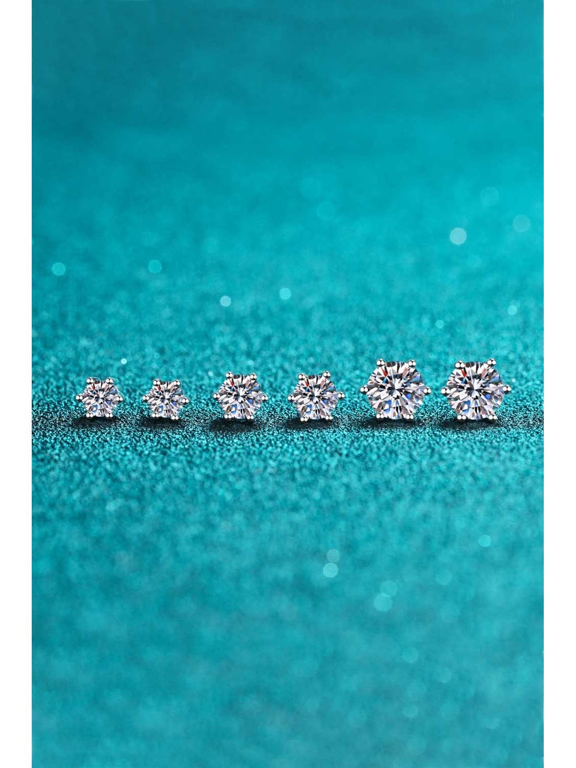 Endless Cheer Moissanite Stud Earrings nicholesgifts