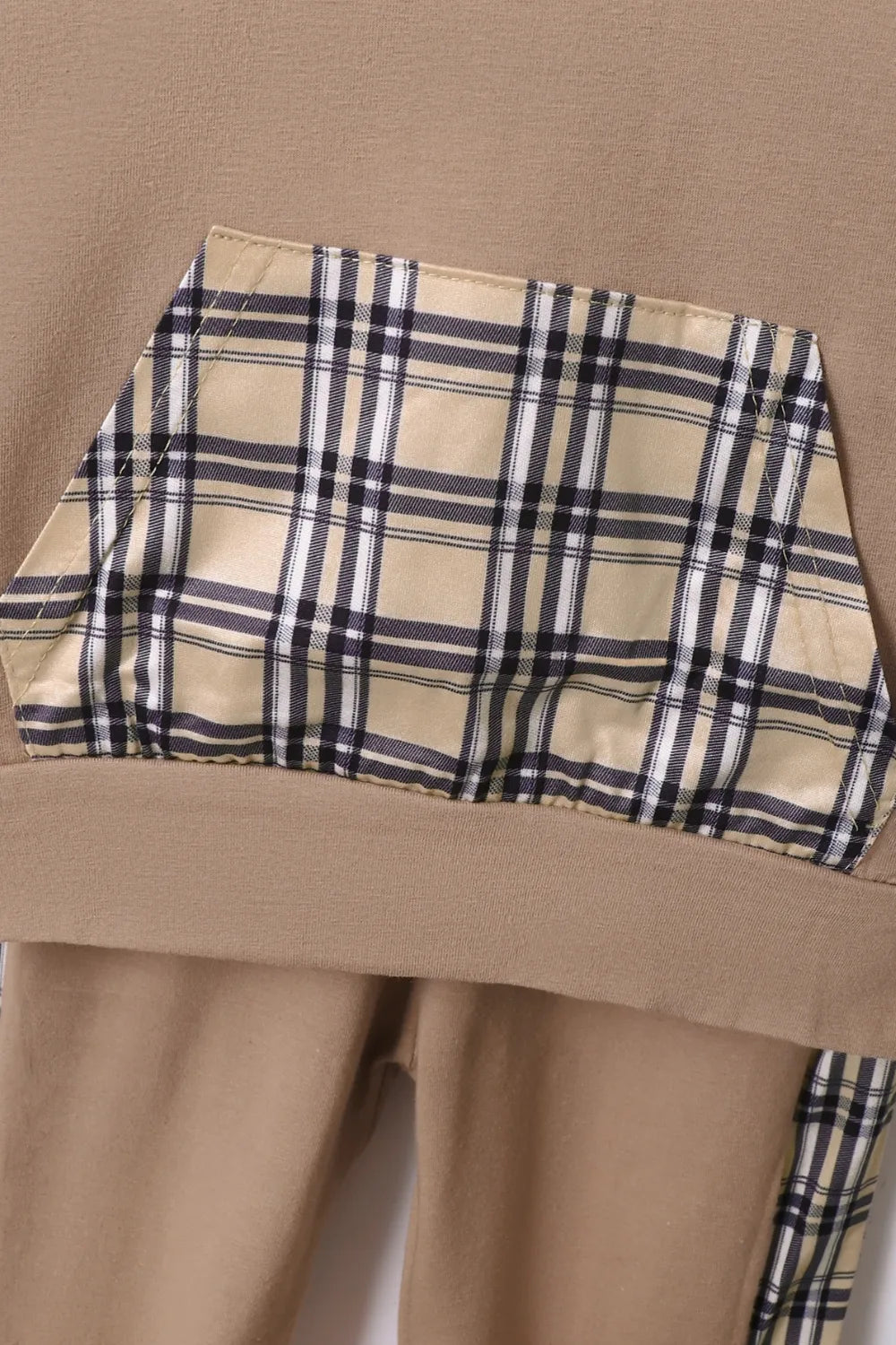 Children's Plaid Hoodie and pants Set NicholesGifts