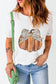 Full Size Pumpkin Round Neck Short Sleeve T-Shirt nicholesgifts