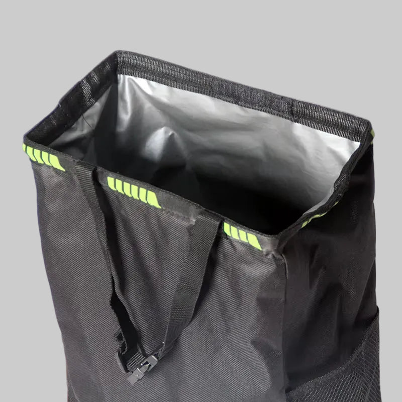 Effortlessly Keep Your Car Clean with Our Waterproof Multifunctional Hangable Trash Bag - Perfect for Seat Back Storage!