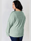 Basic Bae Full Size Ribbed Half Button Long Sleeve T-Shirt nicholesgifts