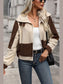 Perfee Color Block Zip Up Pocketed Jacket nicholesgifts