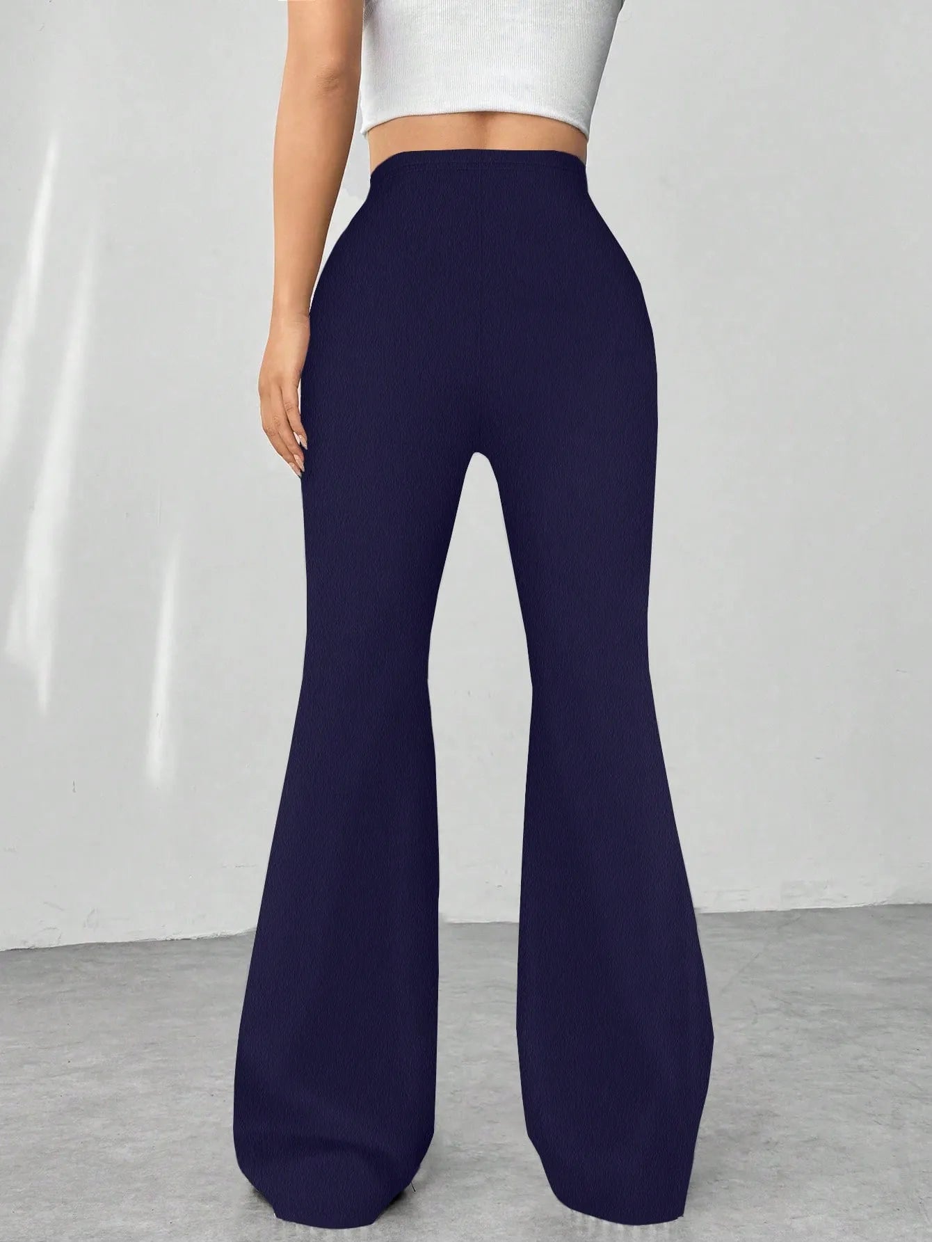 Women High Waisted Flare Pants nicholesgifts