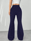 Women High Waisted Flare Pants nicholesgifts