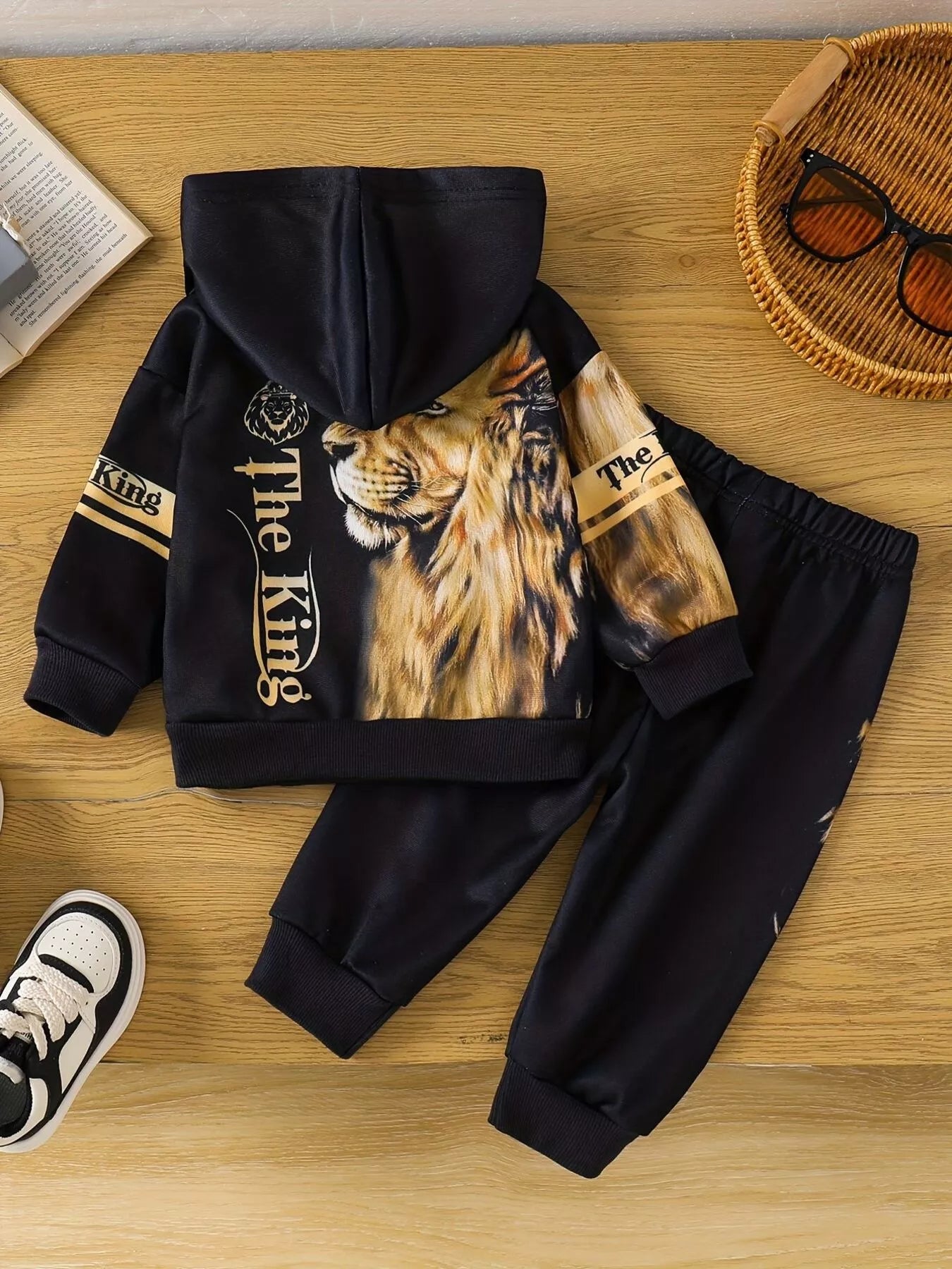 Children's Lion King Print Hoodie and Pants Set NicholesGifts