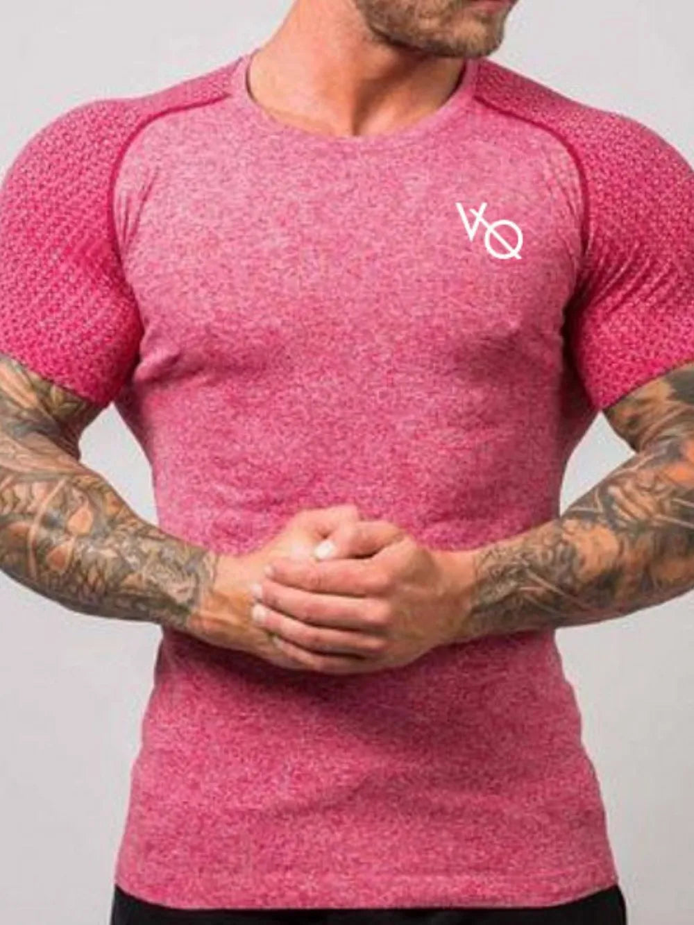 Men's Round Neck Short Sleeve T-Shirt Trendsi