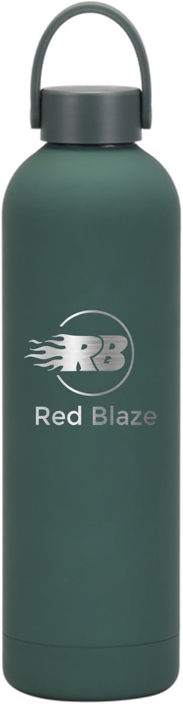 Double Wall Vacuum Insulated Water Bottle - BPA Free, Leak Proof Stainless Steel