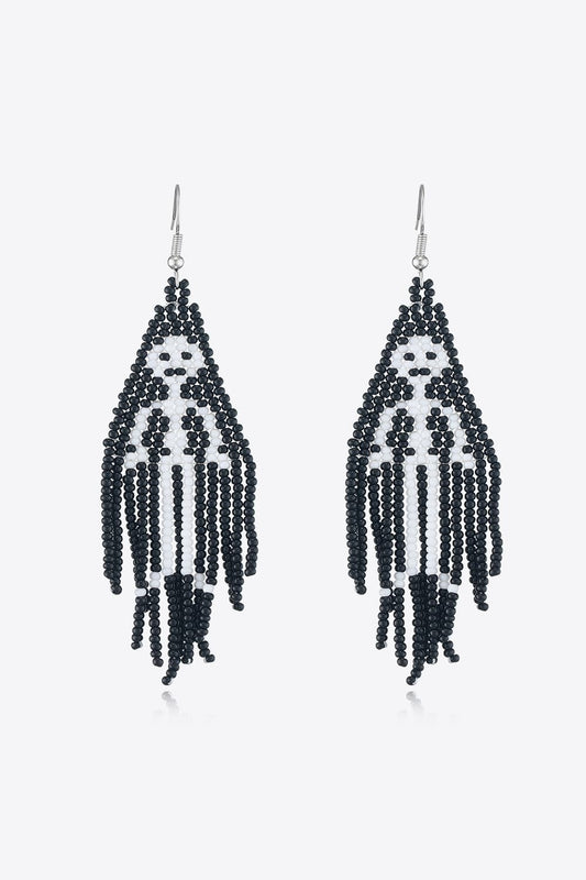 Women Beaded Dangle Halloween Earrings NicholesGifts