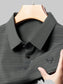 Men's Plus Size Classic Striped Golf Polo Shirt nicholesgifts