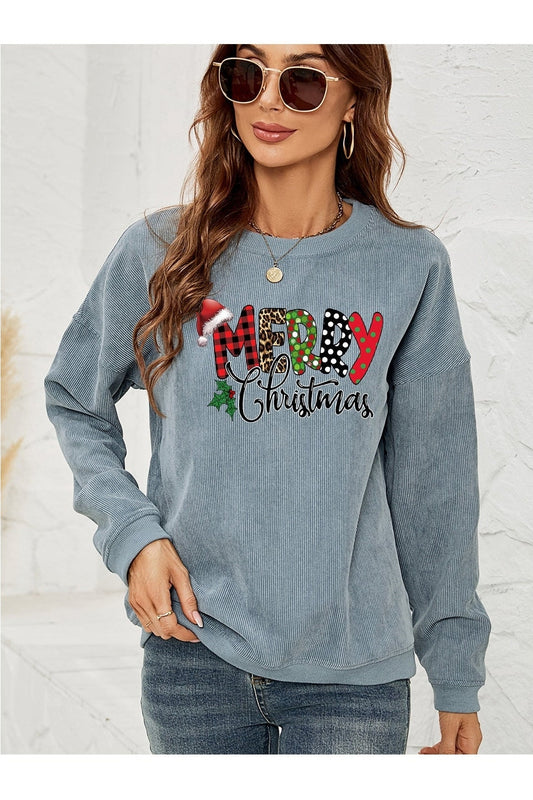 MERRY CHRISTMAS Graphic Sweatshirt