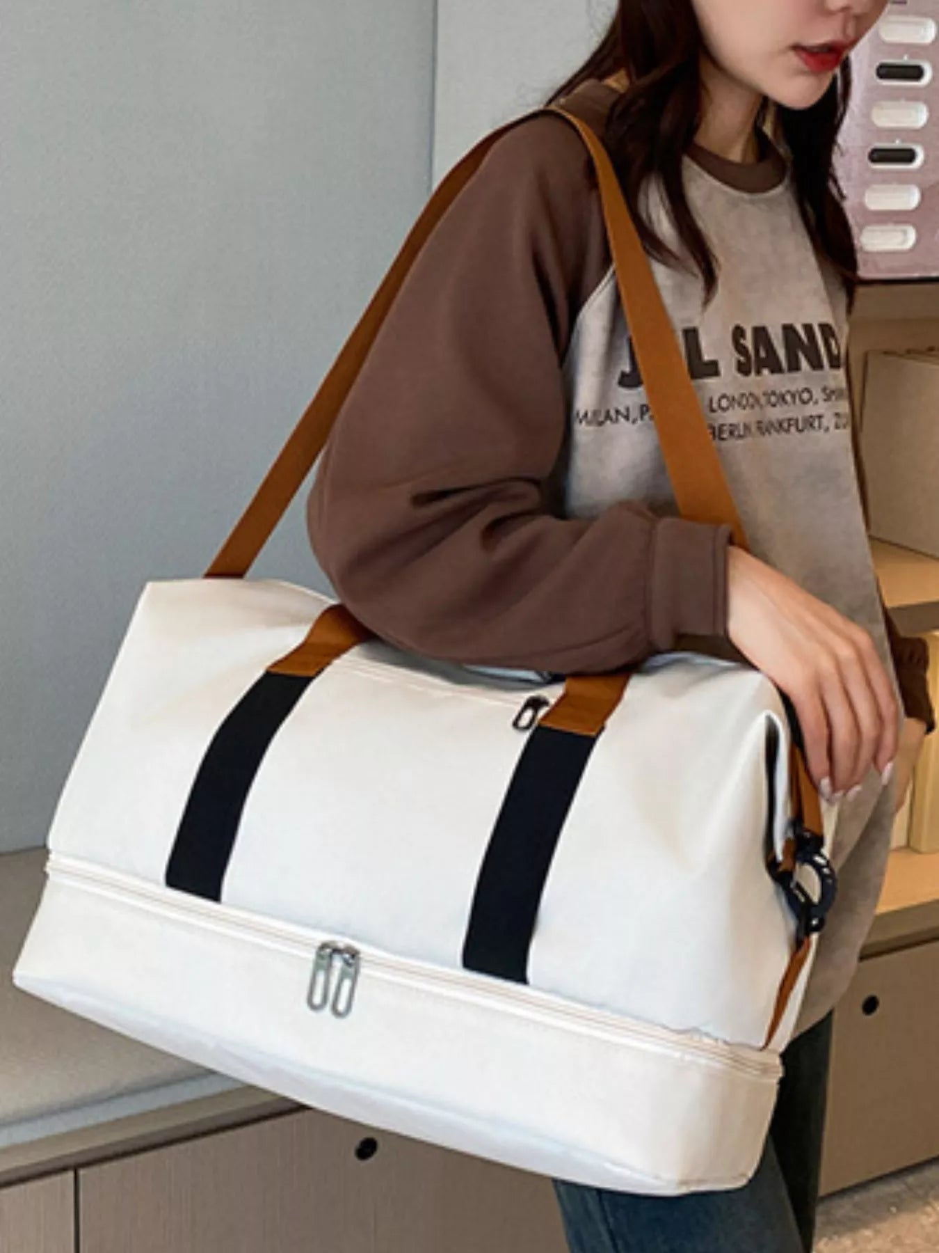 Multifunctional Waterproof Travel Duffel Bag nicholesgifts