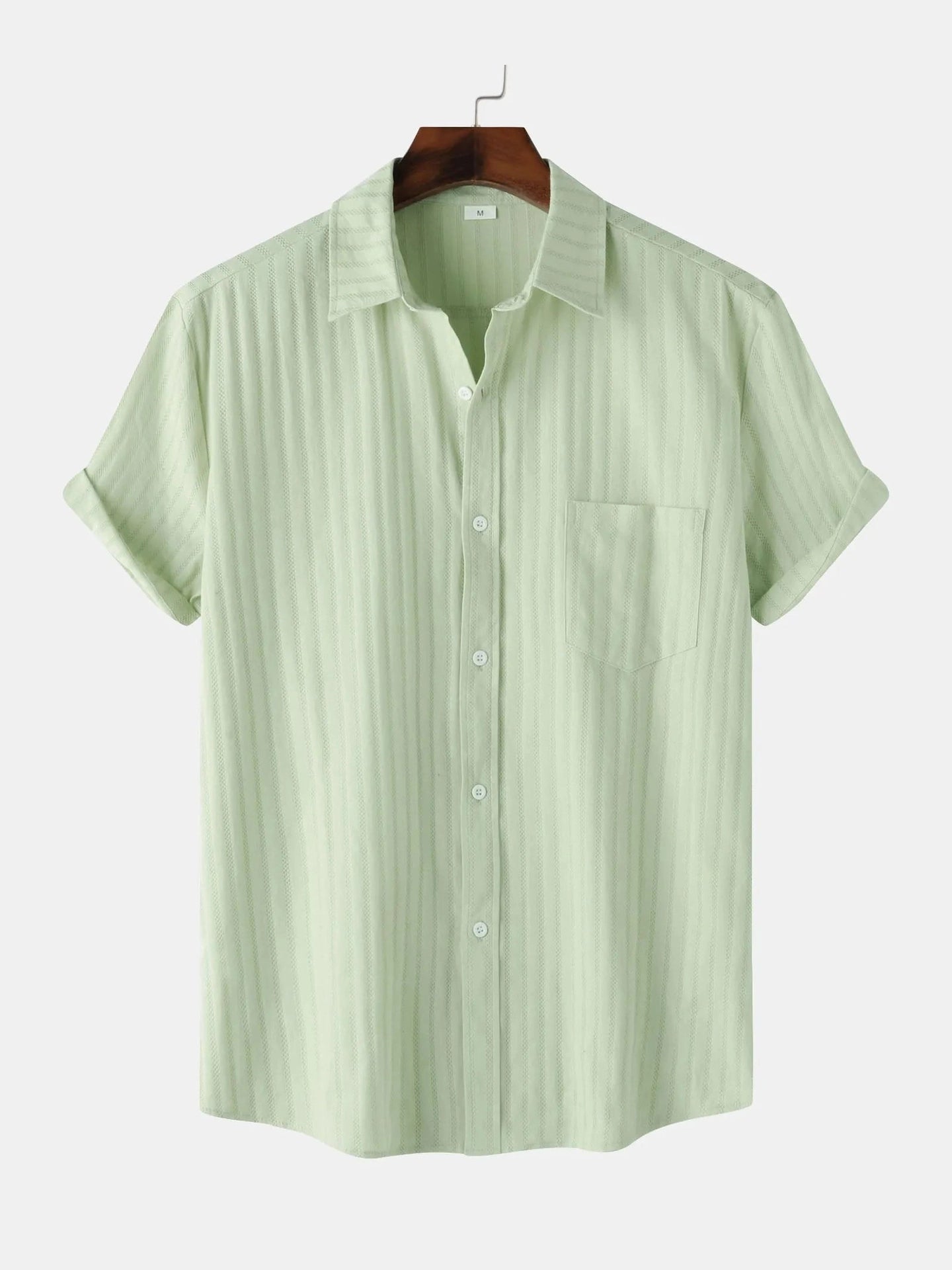Men's Casual Short Sleeve Button Down Shirt NicholesGifts