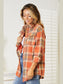 Mandy Plaid Dropped Shoulder Shirt nicholesgifts