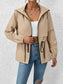 Ivy Lane Drawstring Zip Up Hooded Jacket nicholesgifts