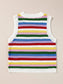 Contrast Round Neck Sweater Vest nicholesgifts