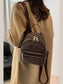 Suede Adjustable Strap Backpack Bag nicholesgifts