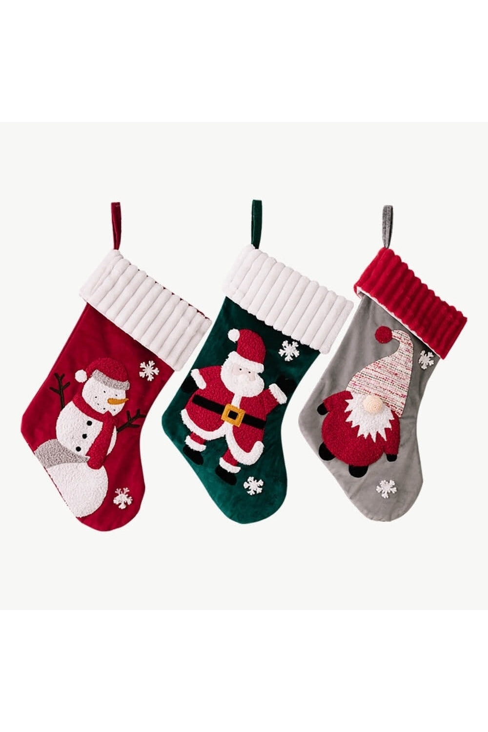 3-Pack Christmas Stocking Ornaments nicholesgifts