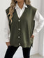 Button-Down Button Up Sweater Vest nicholesgifts