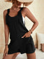 Full Size Scoop Neck Romper with Pockets nicholesgifts