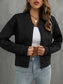Zip Up Long Sleeve Jacket nicholesgifts